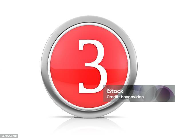 Number3 - Fotografias de stock e mais imagens de Círculo - Círculo, Número 10, Símbolo de ícone