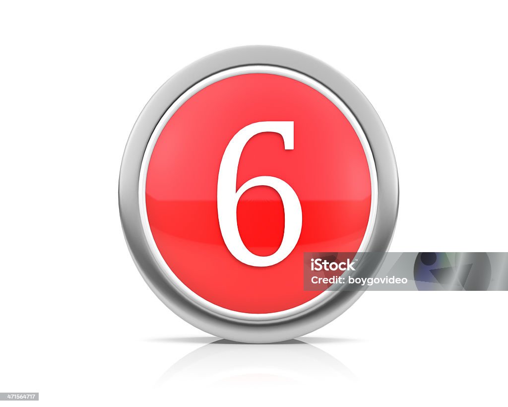 number6 - Foto de stock de Azul royalty-free