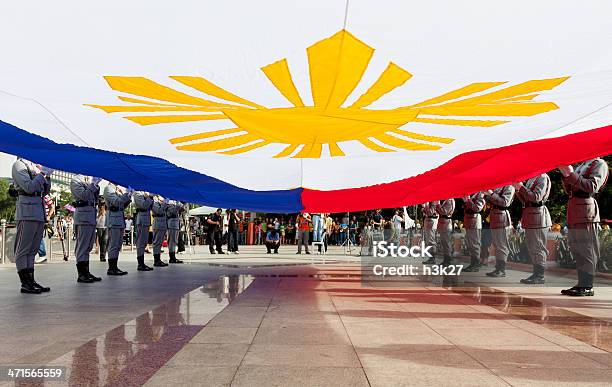 Biggest Philippine Flag Stock Photo - Download Image Now - Flag, Flag Raising Ceremony, Horizontal