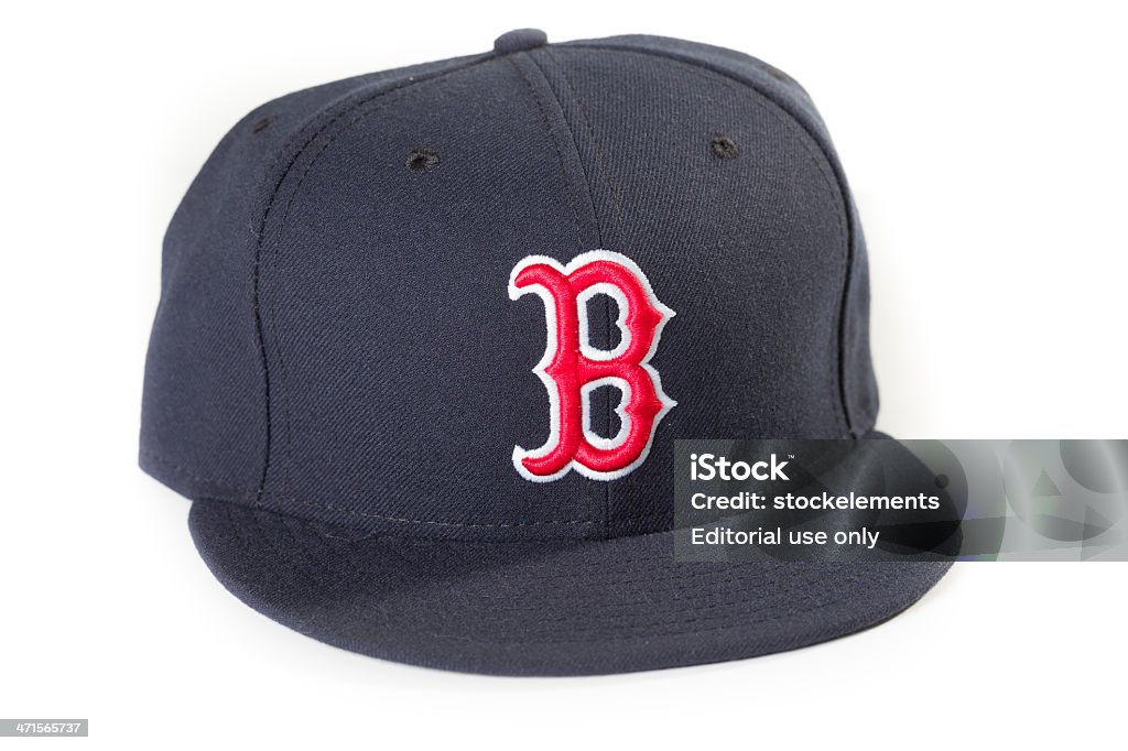 Бостон Красный Sox Бейсболка - Стоковые фото Boston Red Sox роялти-фри