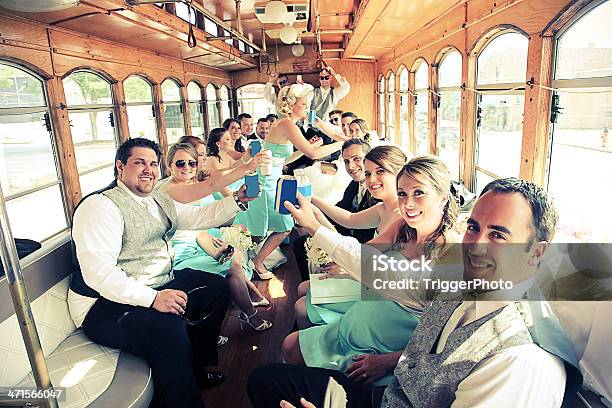 Wedding Party Stock Photo - Download Image Now - Wedding, Mode of Transport, Transportation