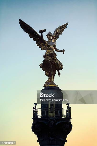 Monumento De Anjo Da Independência Cidade Do México - Fotografias de stock e mais imagens de Monumento da Independência - Paseo de la Reforma