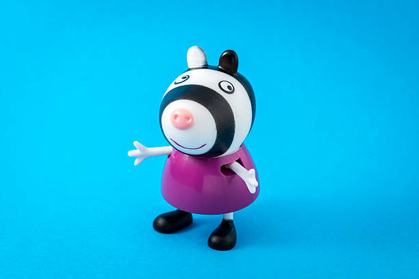 Peppa Pig Animated Television Series Characters Zoe Zebra Stock Photo -  Download Image Now - iStock