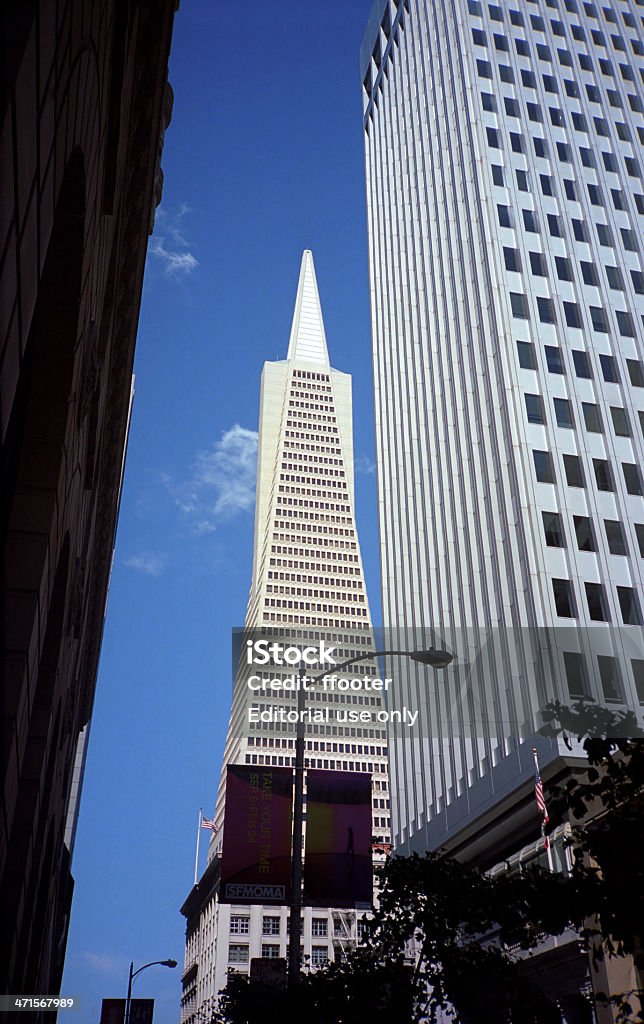 San Francisco-Transamerica Pyramid - Zbiór zdjęć royalty-free (Architektura)