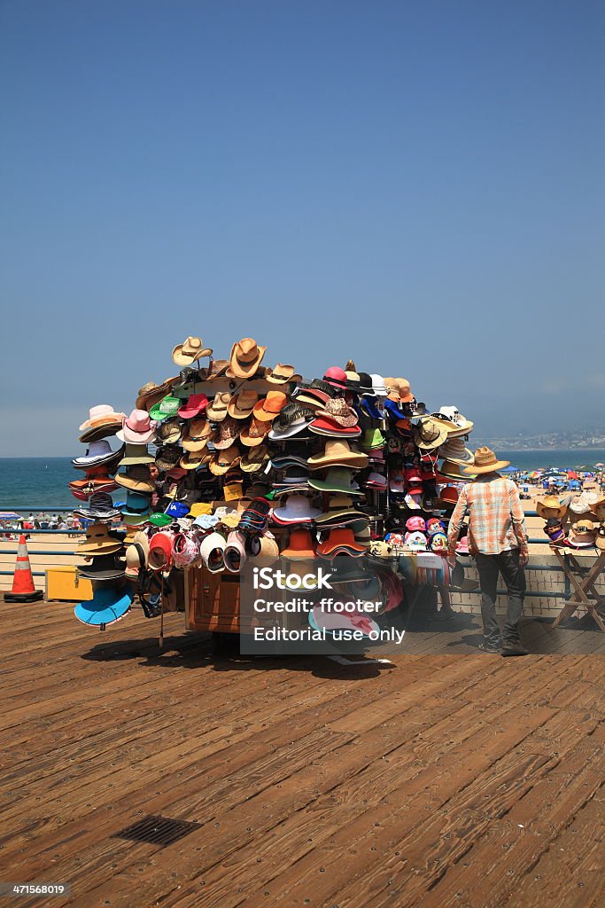 De Santa Monica Pier fornecedor - Foto de stock de Adulto royalty-free