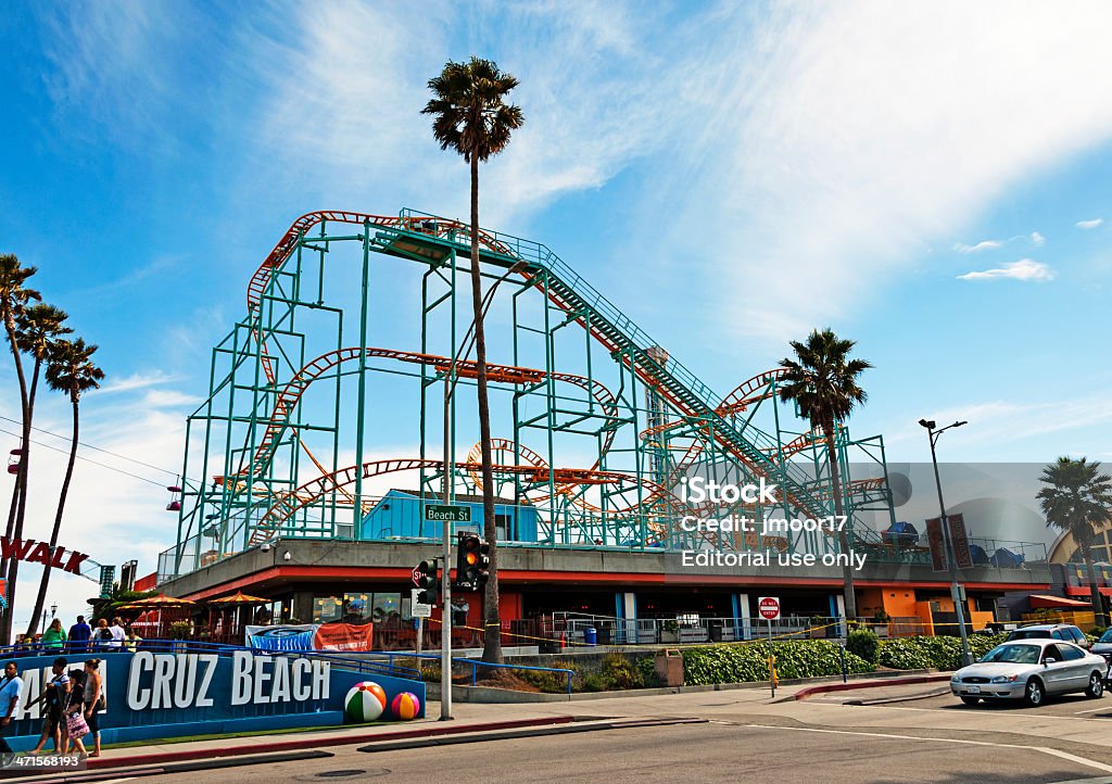 Vistas para o parque de diversões - Foto de stock de Califórnia royalty-free