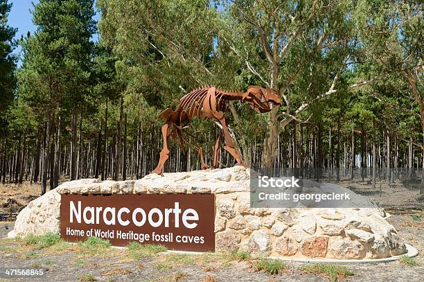 Naracoorte 떠들썩해질 팻말 공룡에 대한 스톡 사진 및 기타 이미지 - 공룡, 호주, 고대 유물