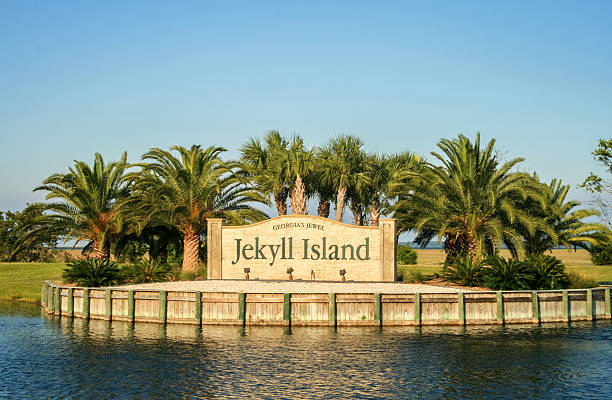 jekyll island wejście - jekyll island zdjęcia i obrazy z banku zdjęć