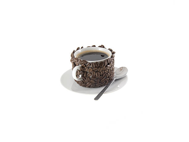 istock Cup of coffee,decorated by grains . 471570097