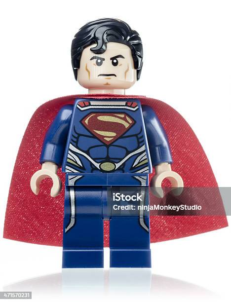 Foto de Superman Lego Mini Figura e mais fotos de stock de Lego - Lego, Super-homem - Super-herói, Ornamento