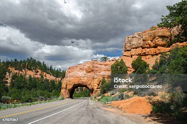 Road In Red Canyon Stock Photo - Download Image Now - Asphalt, Bridge - Built Structure, Canyon