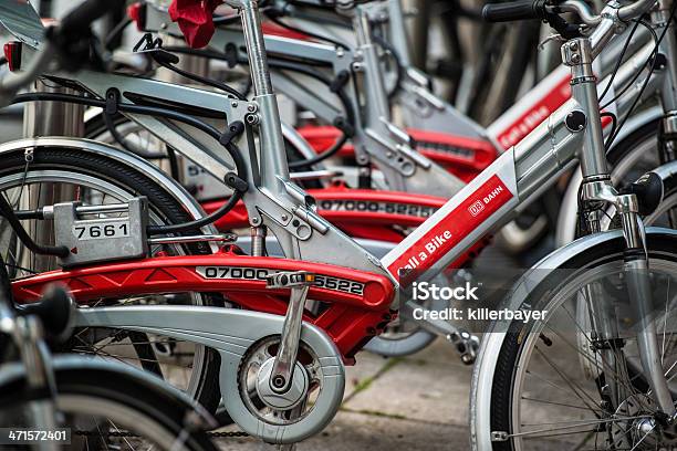 Sie Sich Ein Fahrradstadt Fahrräder Gemietet Werden Stockfoto und mehr Bilder von Deutsche Bahn