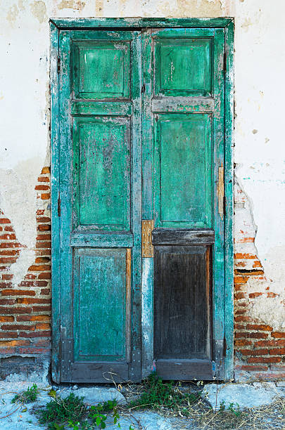 istock Old wooden door. 471573201