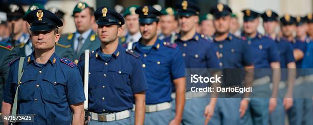 Evento Italia 150 Blu Camice Da Medico - Fotografie stock e altre immagini di Forze di polizia - Forze di polizia, Italia, Anniversario