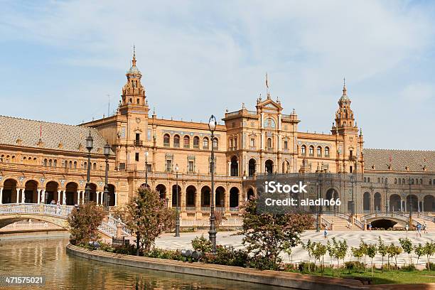 Palacio Espanol В Площадь Plaza De Espana Севилья — стоковые фотографии и другие картинки Palacio Espanol - Palacio Espanol, Андалусия, Архитектура