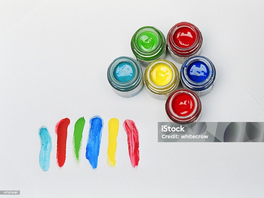 Los colores - Foto de stock de Pintar con los dedos libre de derechos