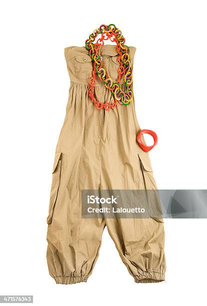 Baggy Jumpsuit Ethnic Styling Fashion Composition Stock Photo - Download Image Now - Jumpsuit, Coveralls, No People