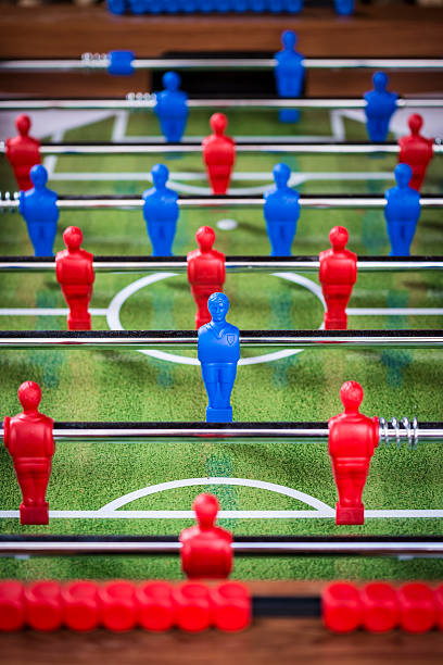 istock Calcetto foosball table football 471576357