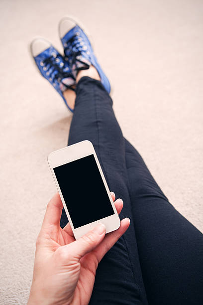 istock Personal Perspective Of Woman Texting 471576632