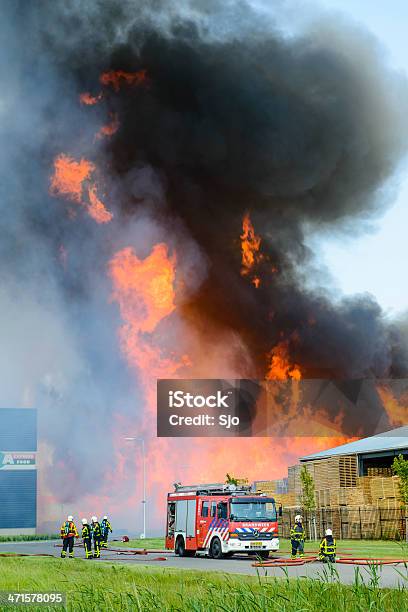 Fire Fighting Stock Photo - Download Image Now - Building Exterior, Built Structure, Burning