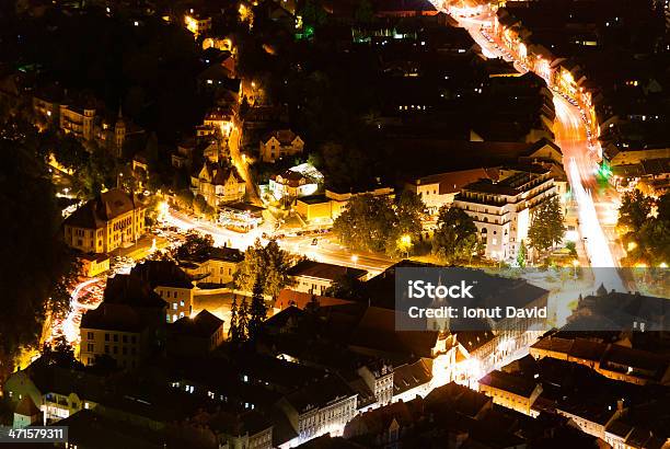 Brasovnight View Stock Photo - Download Image Now - Architecture, Backgrounds, Beauty