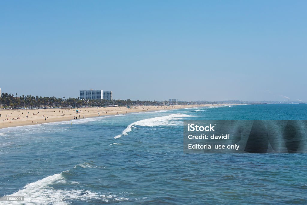 Santa Monica Beach - Foto de stock de Califórnia royalty-free