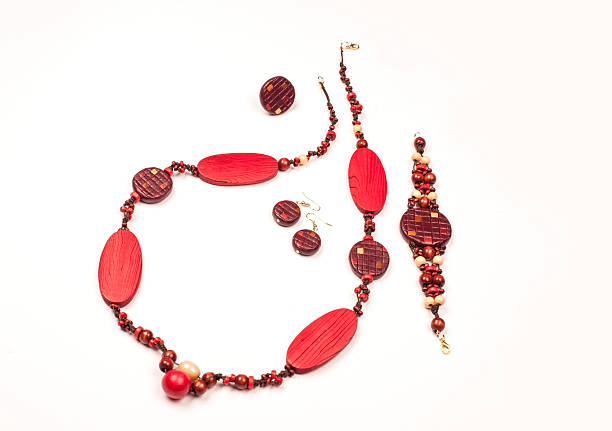 istock Red Handmade Jewelry 471580420