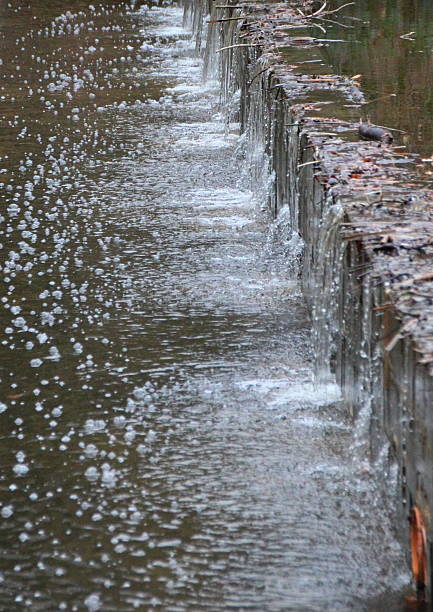 istock Vertical view of Embankment under Pressure after Rainfall 471580778