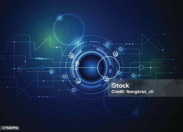 Vector Illustration Abstract Futuristic Circuit Board Stock Illustration - Download Image Now