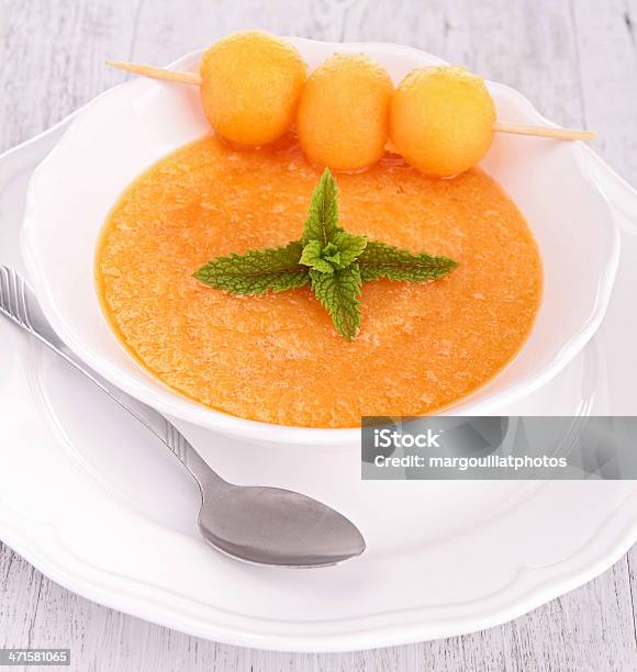 Cold Gazpacho Stock Photo - Download Image Now - Melon, Gazpacho, Dinner