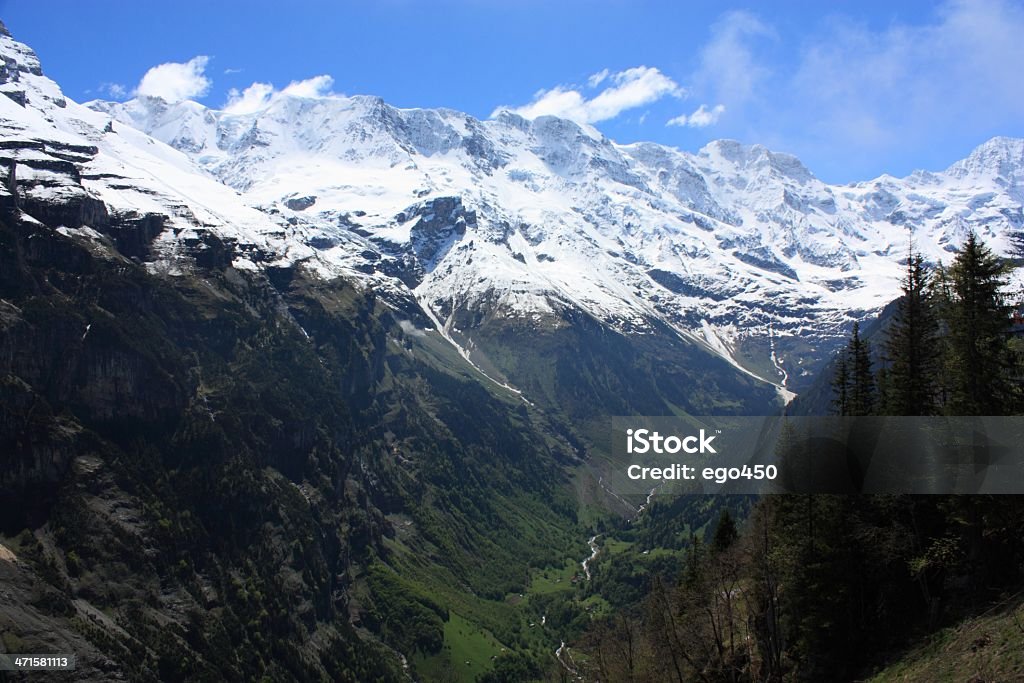 Alpes suizos - Foto de stock de Acantilado libre de derechos