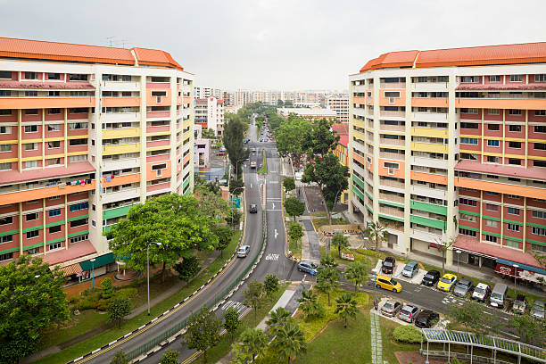 Tampines New Town stock photo