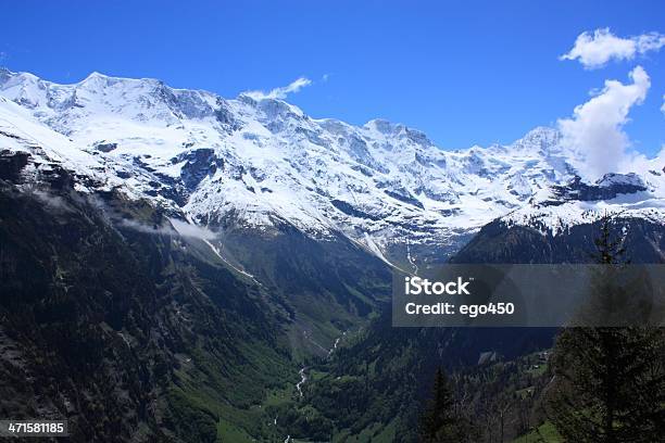 Швейцарские Альпы — стоковые фотографии и другие картинки Gimmelwald - Gimmelwald, Астра, Без людей