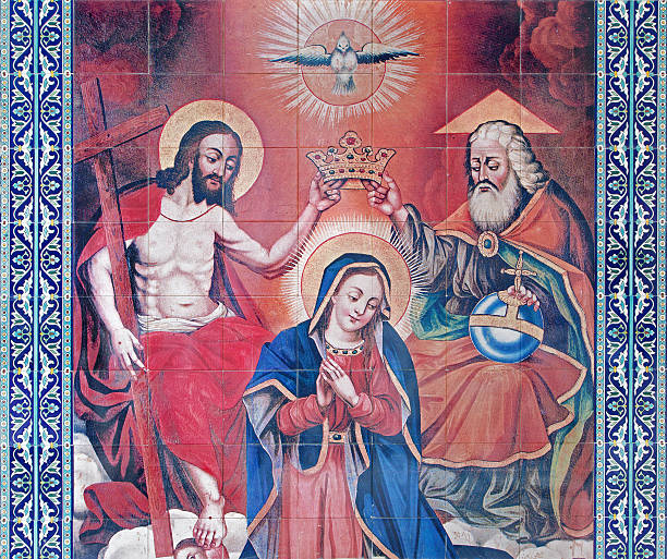 istock Jerusalem - The tiled coronation of Virgin Mary 471581298