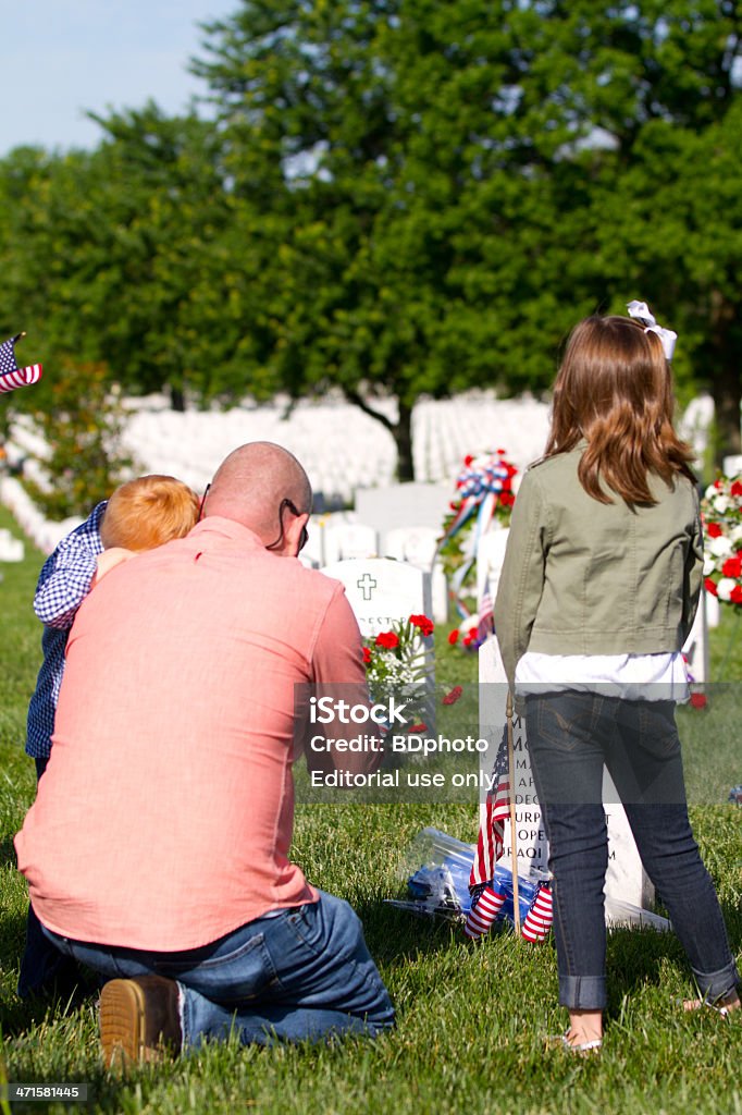 День памяти, Арлингтонское национальное кладбище - Стоковые фото Арлингтон - Виргиния роялти-фри
