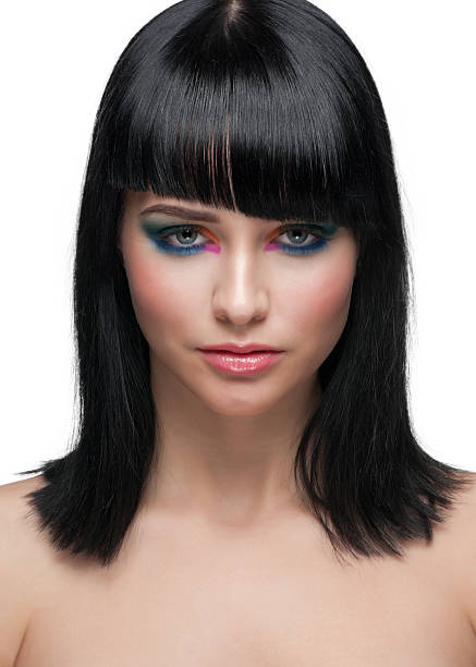 istock Woman with colorful stylish make-up 471582177