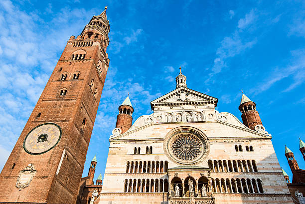istock Duomo of Cremona, facade and bell 471582406