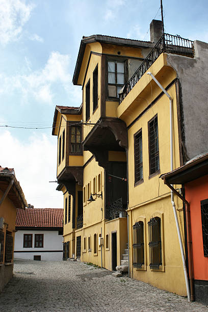 istock Ottoman architecture / colorful odunpazari homes 471583055