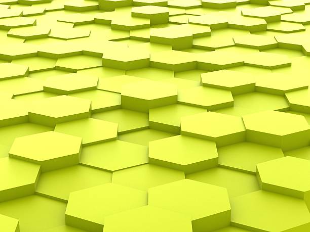 istock background of 3d yellow hexagon blocks 471583710