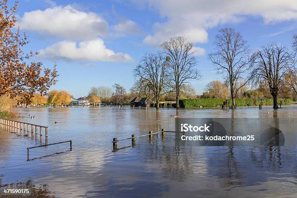 Наводнения — стоковые фотографии и другие картинки Welford-On-Avon - Welford-On-Avon, Англия, Без людей