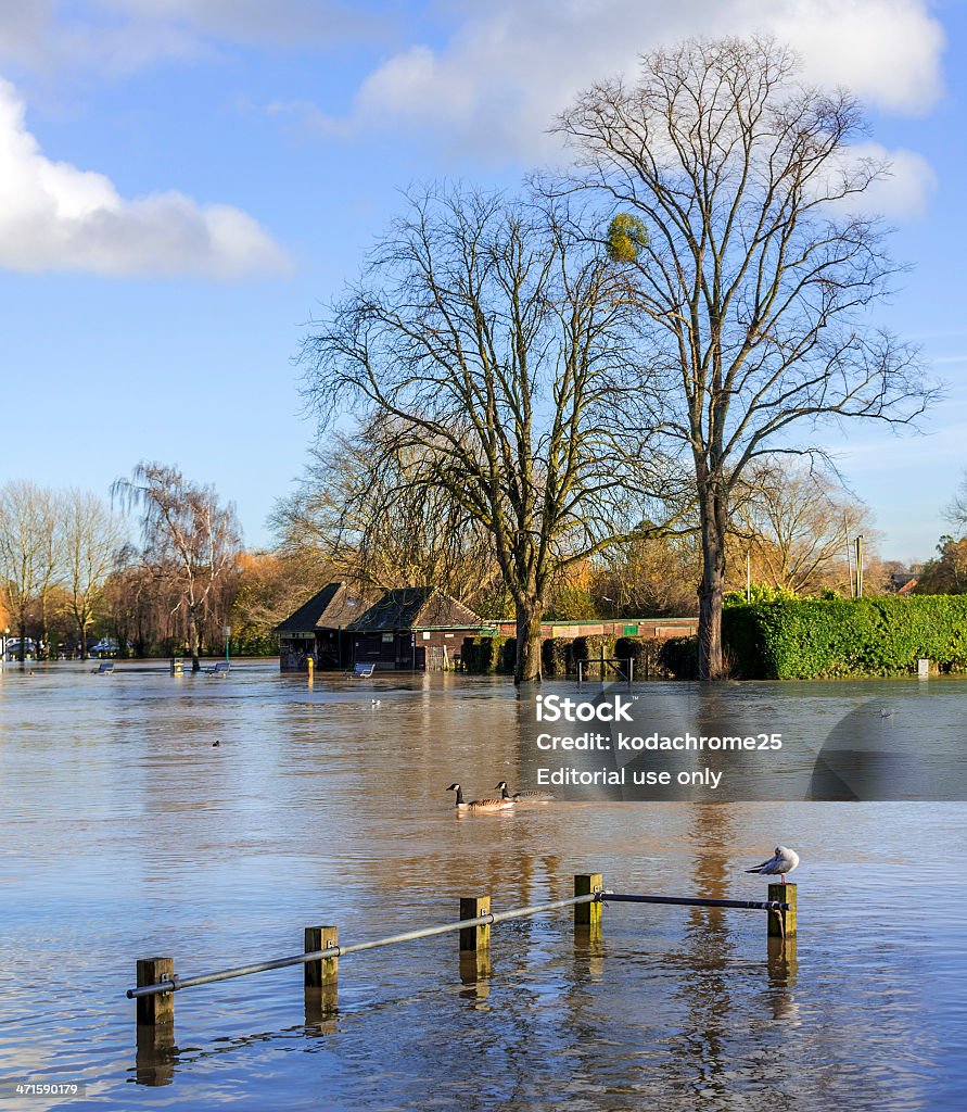 Наводнения - Стоковые фото Welford-On-Avon роялти-фри