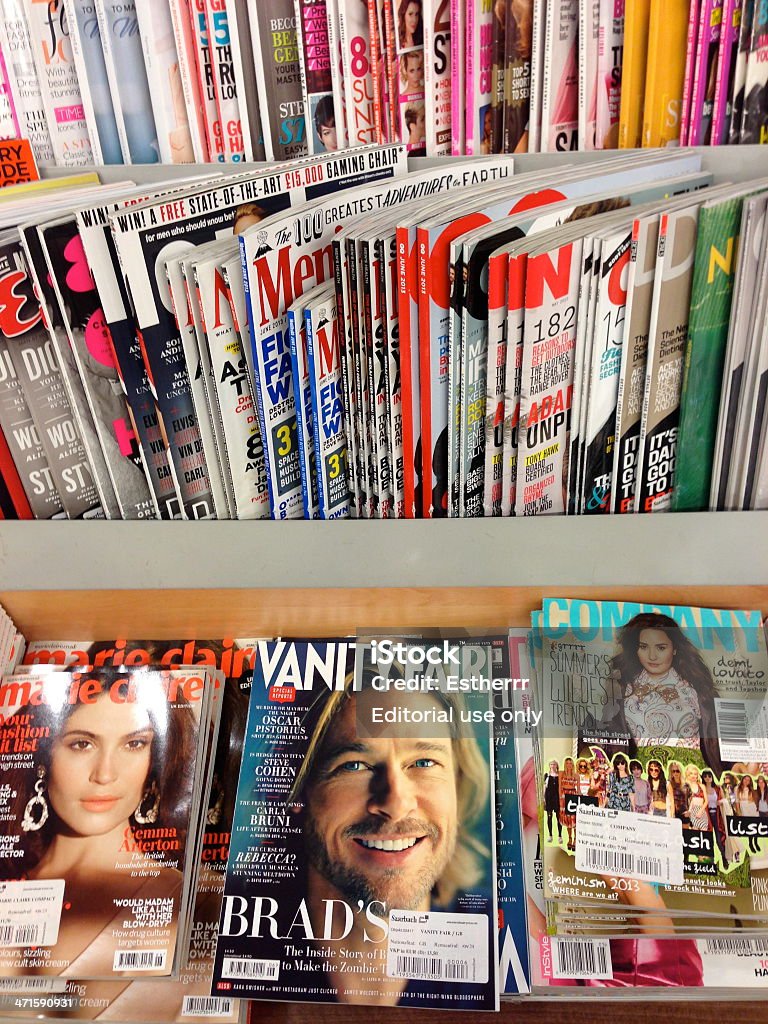 Des magazines Britannique - Photo de Brad Pitt - Acteur libre de droits