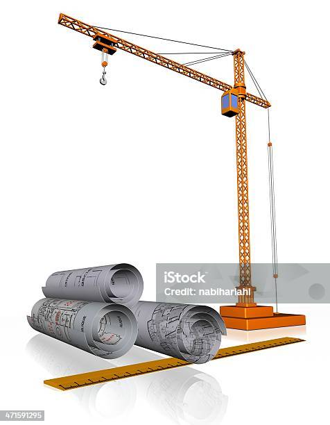 Grúa Foto de stock y más banco de imágenes de Andamio - Herramientas de construcción - Andamio - Herramientas de construcción, Estructura de edificio, Fotografía - Imágenes