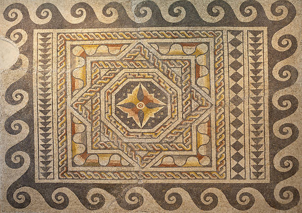 istock Geometric roman mosaic 471591536