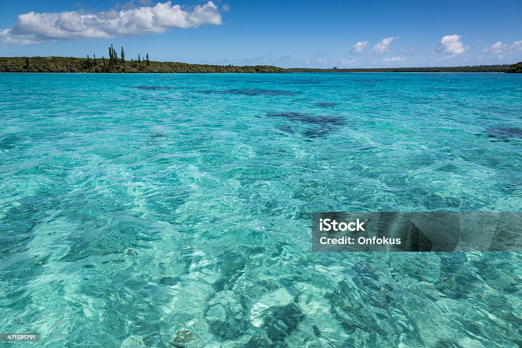 Spiaggia tropicale paradisiaca Isola dei Pini, Nuova Caledonia - Foto stock royalty-free di Acqua