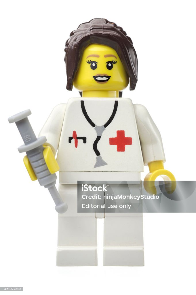 Femmina Medico Lego Mini Figura - Fotografie stock e altre immagini di Lego  - Lego, Infermiere, Medico - iStock