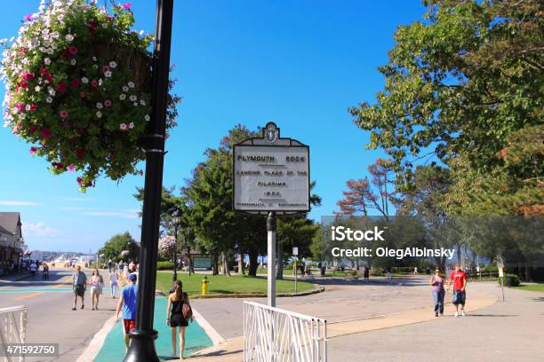 Plymouth Rock Landing Place Of Pilgrims In 1620 Plymouth Massachusetts Stock Photo - Download Image Now