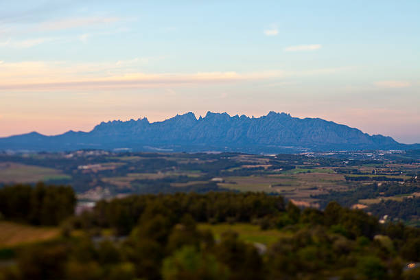 Montserrat in the afternoon. 