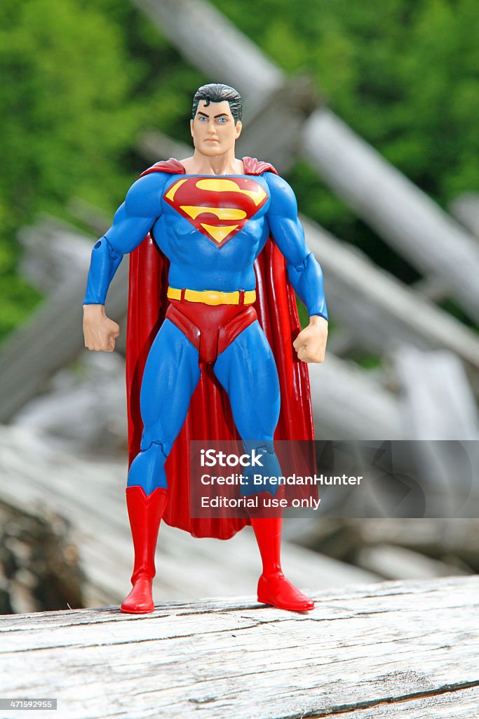 Super-Homem no bosque - Royalty-free Figura de ação Foto de stock