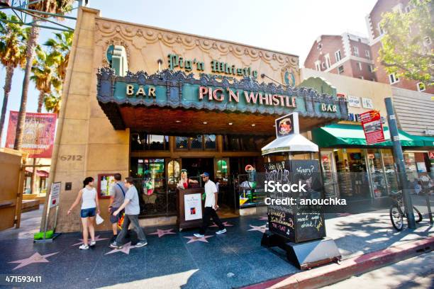 Świnian Gwizdek Bar Na Hollywood Boulevard - zdjęcia stockowe i więcej obrazów Gwizdek - Gwizdek, Walk Of Fame, Świnia